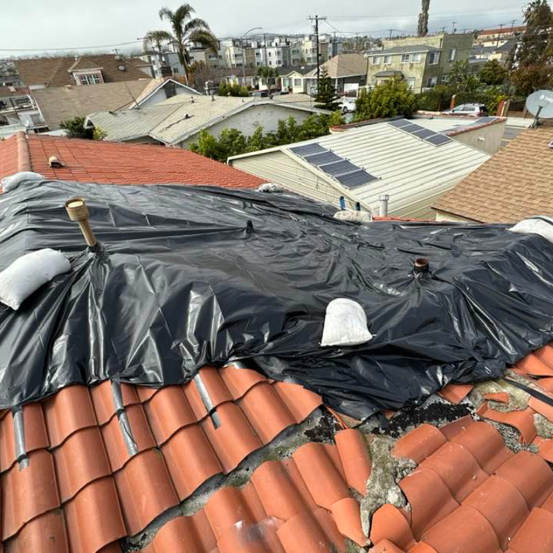Emergency Roof Leak Cover Up